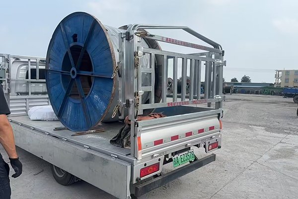High-voltage substation for EV charging