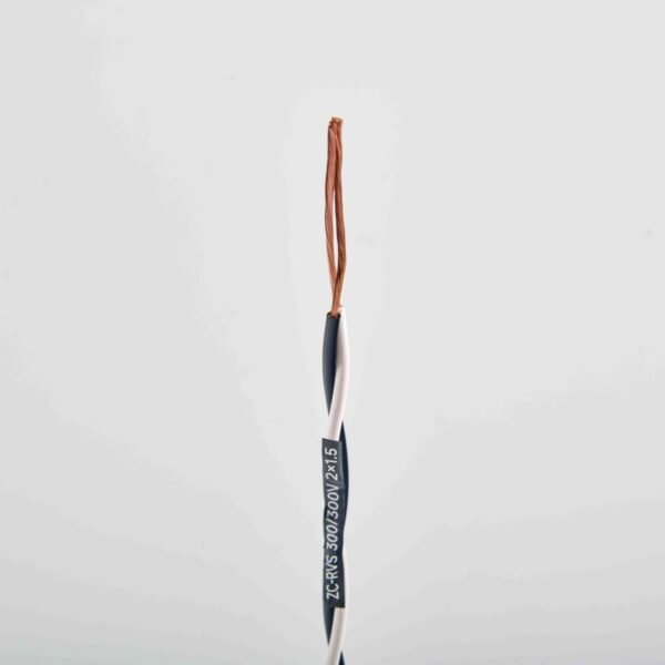 ZC-RVS-300/300V-2×1.5 flame-retardant twisted pair cable