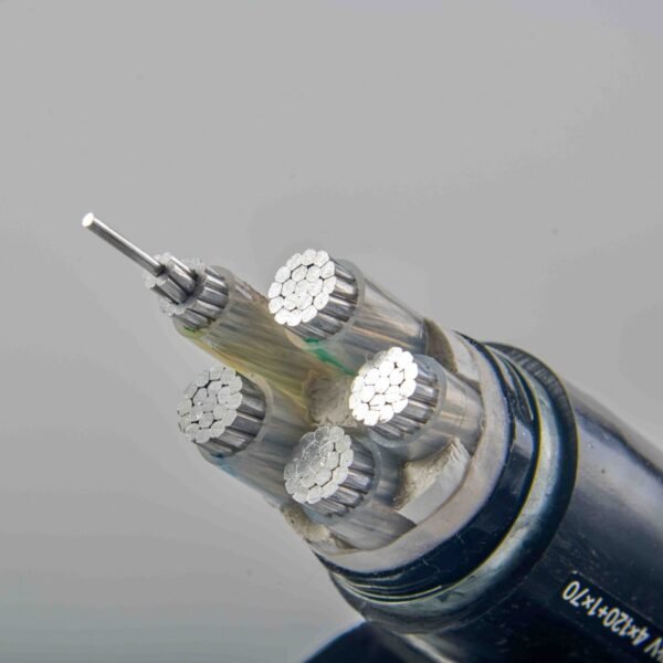 ZC-YJLV-0.6/1kV-4×120+1×70 flame-retardant aluminium power cable