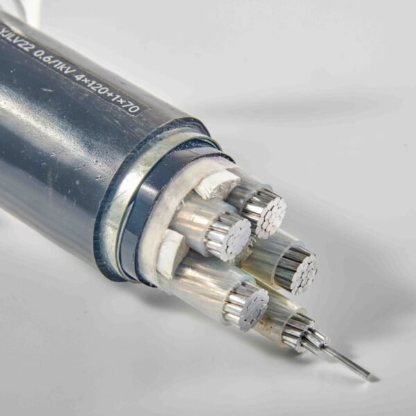 ZC-YJLV-0.6/1kV-4×120+1×70 flame-retardant aluminium power cable