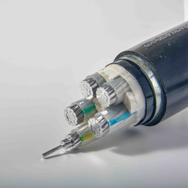ZC-YJLV22-0.6/1kV-4×120+1×70 flame-retardant aluminium armoured power cable