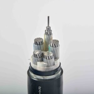 ZC-YJLV22-0.6/1kV-4×120+1×70 flame-retardant aluminium armoured power cable