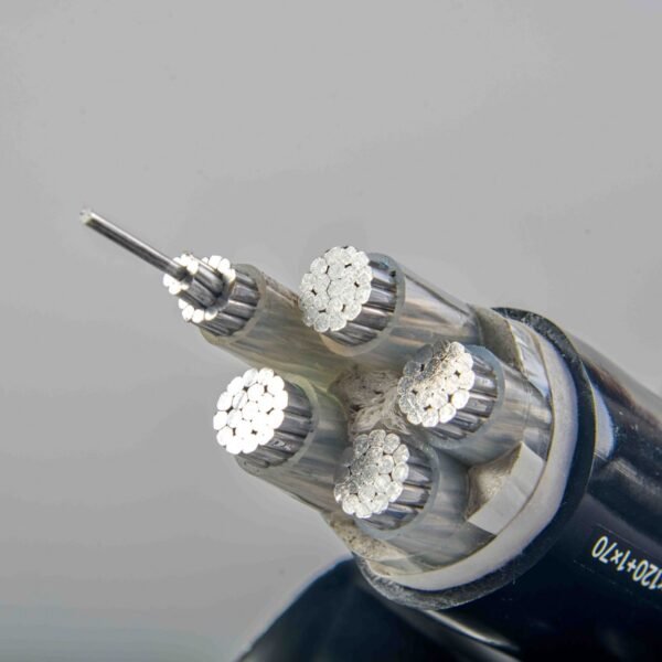 ZC-YJLV22-0.6/1kV-4×120+1×70 flame-retardant aluminium armoured power cable