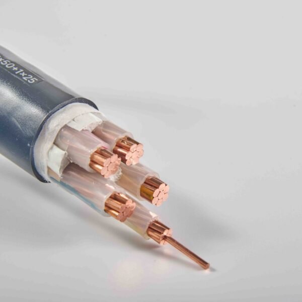 ZC-YJV-0.6/1kV-4×50+1×25 flame-retardant copper power cable